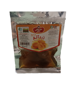 دیش دیش زرد آلبالوچه استندی 50گرم